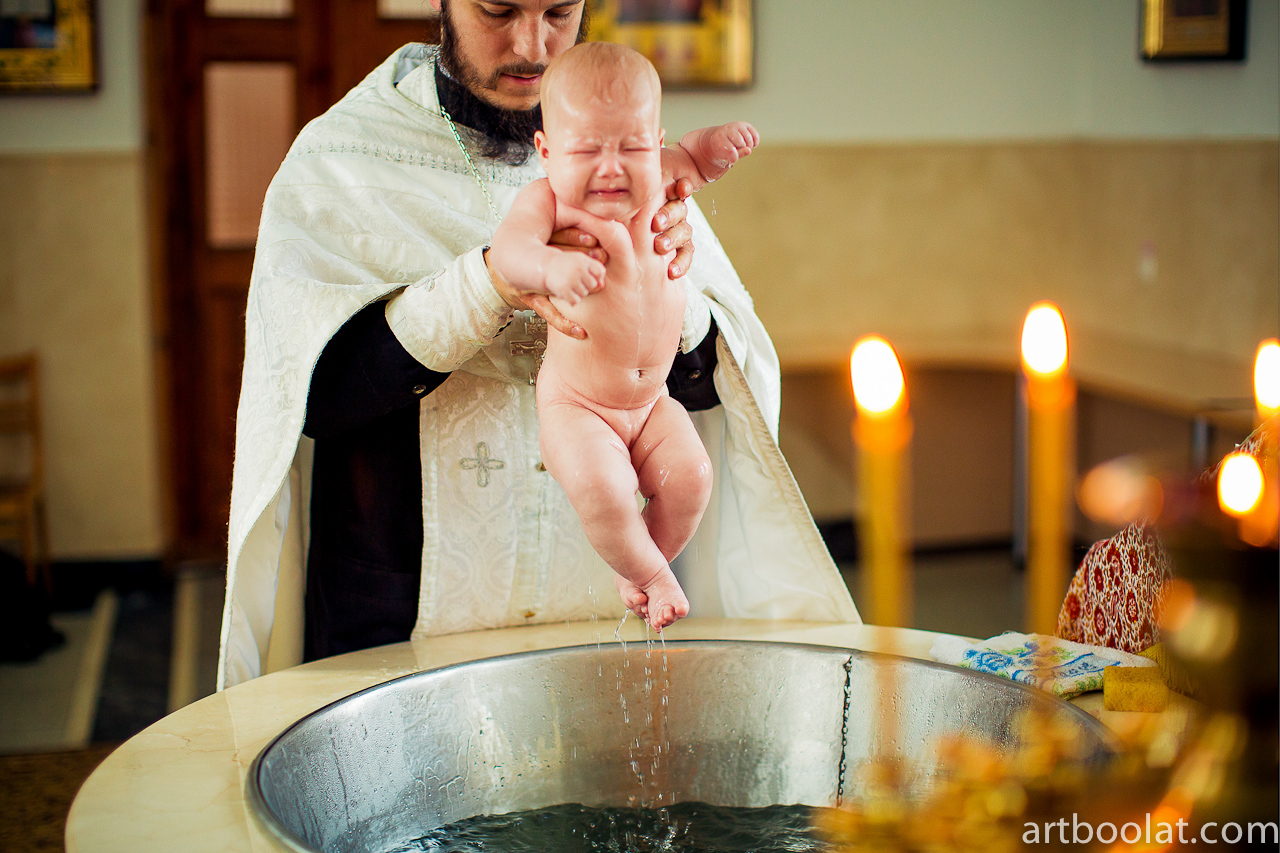 Крещение в церкви Марии Магдалины
